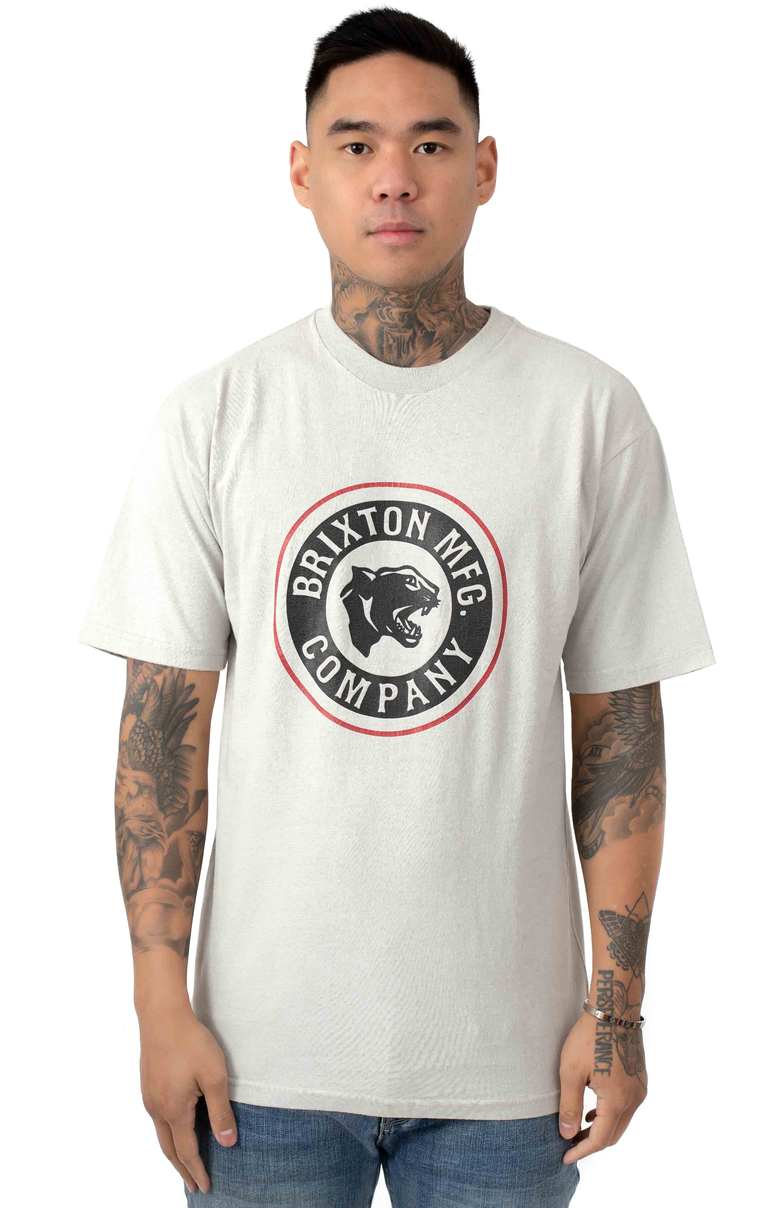 Brixton Forte Graphic Tee - Stone